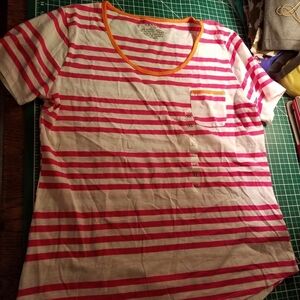 Hannah XL Beetroot & Purple Color Round Neck